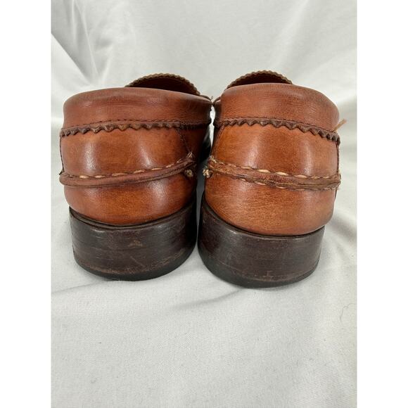 Allen Edmonds Kenwood Penny Loafers Men\'s Brown Leather Made In USA Size 7.5 D main image 7